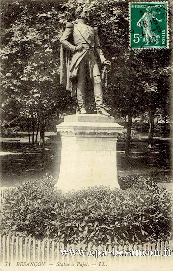 71 BESANÇON. - Statue à Pajol.